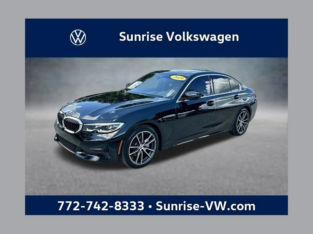 Used 2019 Jet Black BMW 330i image 1