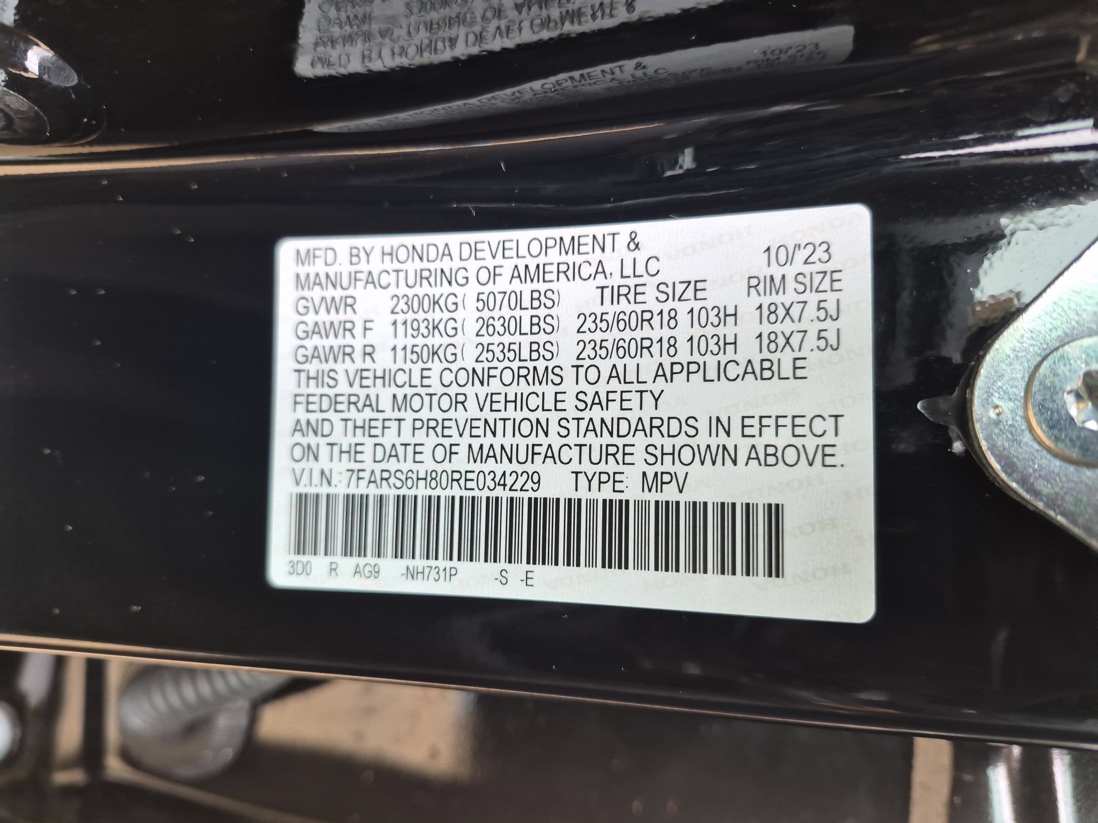 Certified Used 2024 Black Honda Sport-L image 35