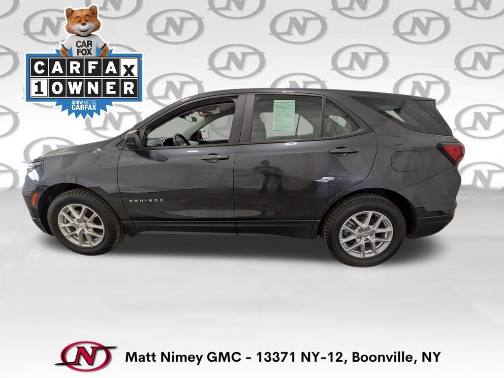 Used 2022 Chevrolet Equinox LS with VIN 3GNAXSEV3NS145119 for sale in Boonville, NY