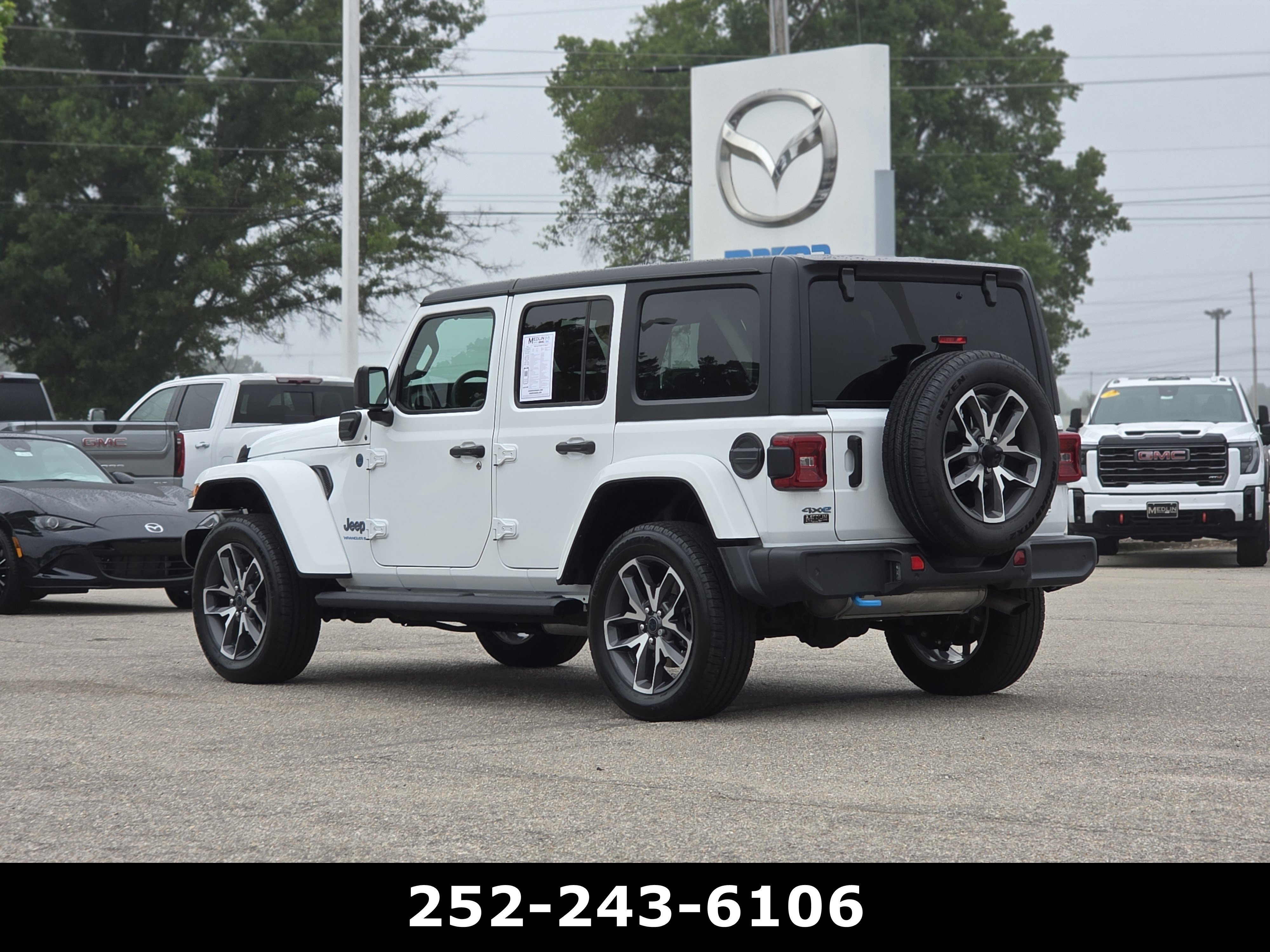 Used 2024 Bright White Clearcoat Jeep Sport S image 5