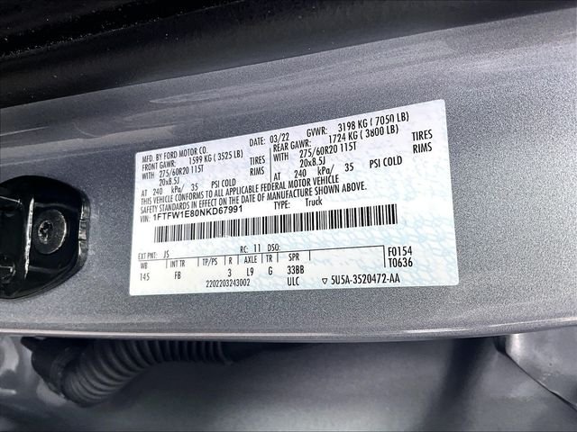 Used 2022 Silver Ford XLT image 34