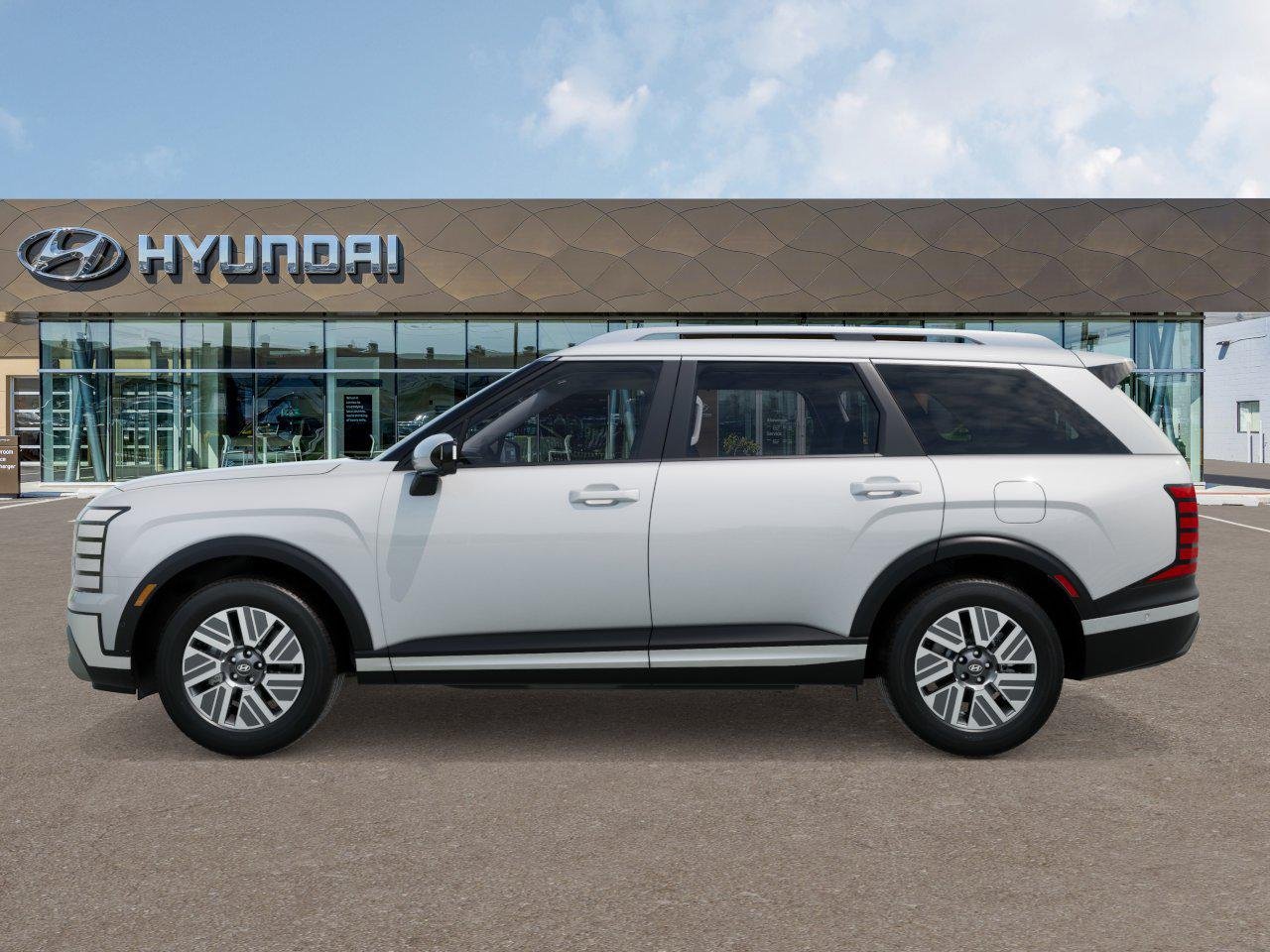 New 2027 Creamy White Pearl Hyundai Blue SEL Premium 7P image 3