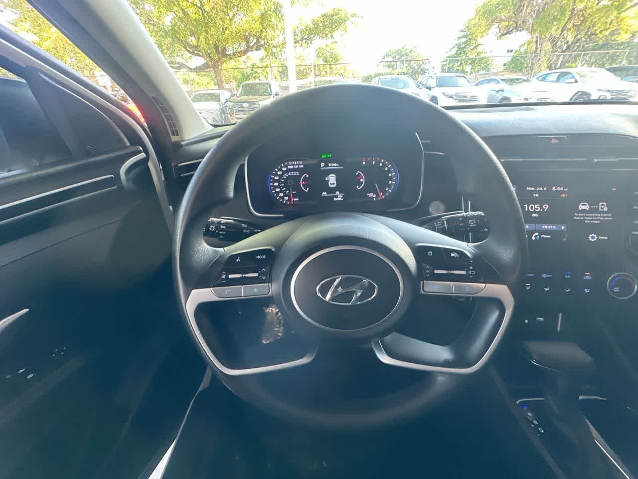 Certified Used 2023 Serenity White Pearl Hyundai SEL image 15