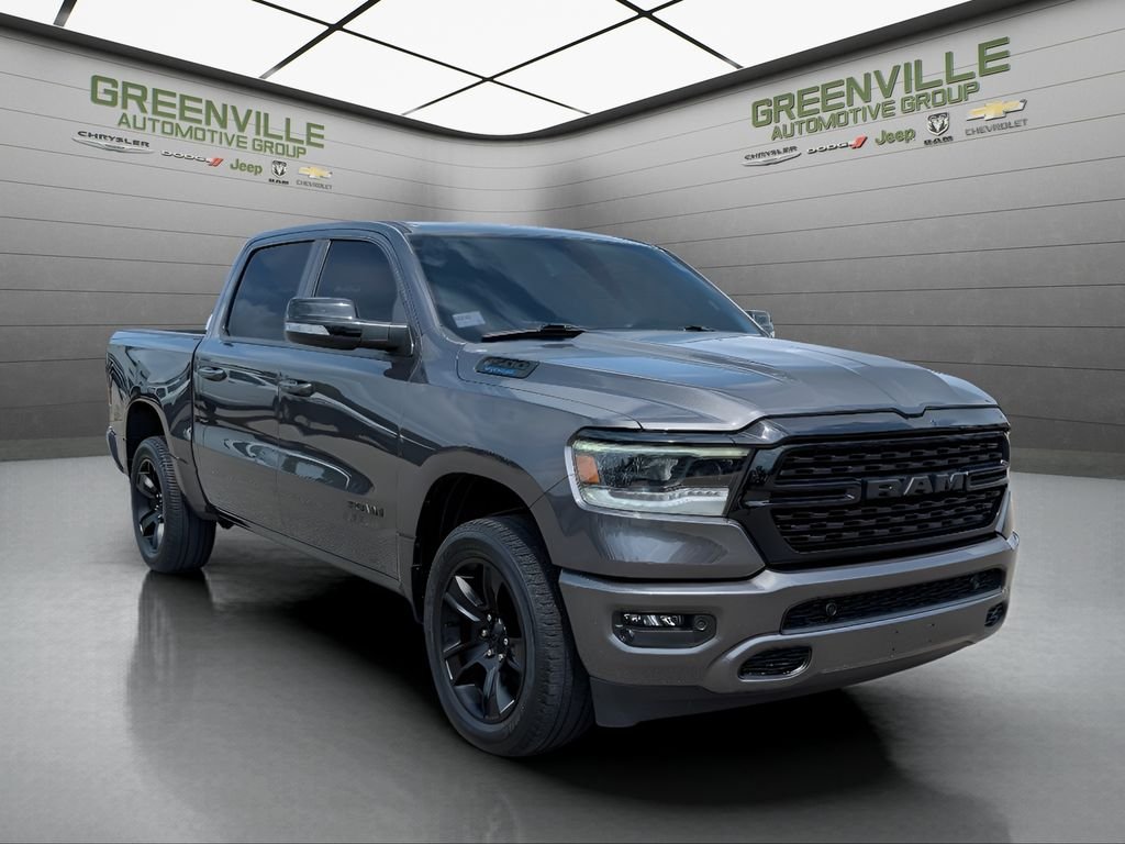 Used 2022 Granite Crystal Metallic Clearcoat Ram Big Horn Night Edition 4x4 image 10