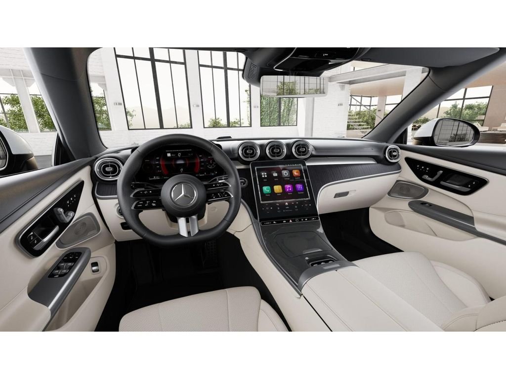 New 2026 MANUFAKTUR Moonlight White Metallic Mercedes-Benz CLE 300 image 3