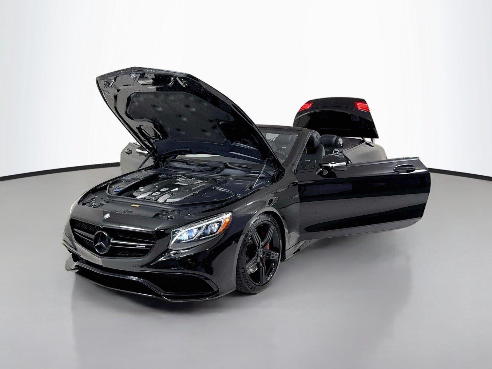 Used 2017 Obsidian Black Metallic Mercedes-Benz AMG® S 63 Conv | $187k MSRP | Designo Leather | Warmth & Comfort image 39