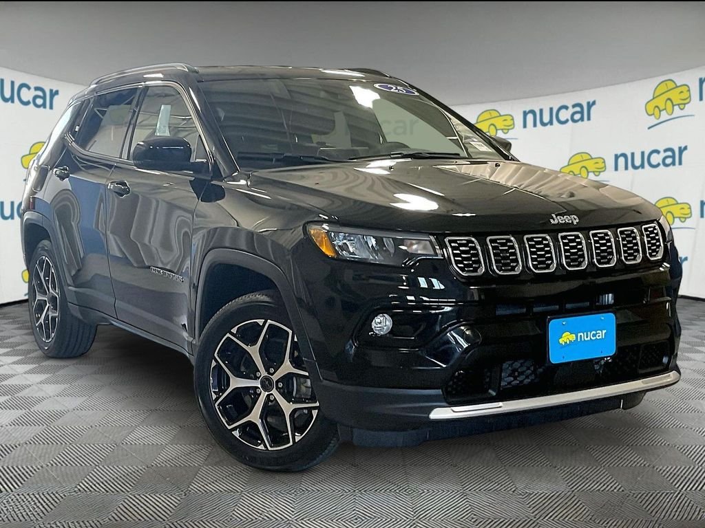 Black 2025 Jeep Compass Limited 4WD SUV / Crossover Four-Wheel Drive 8-Speed Automatic
