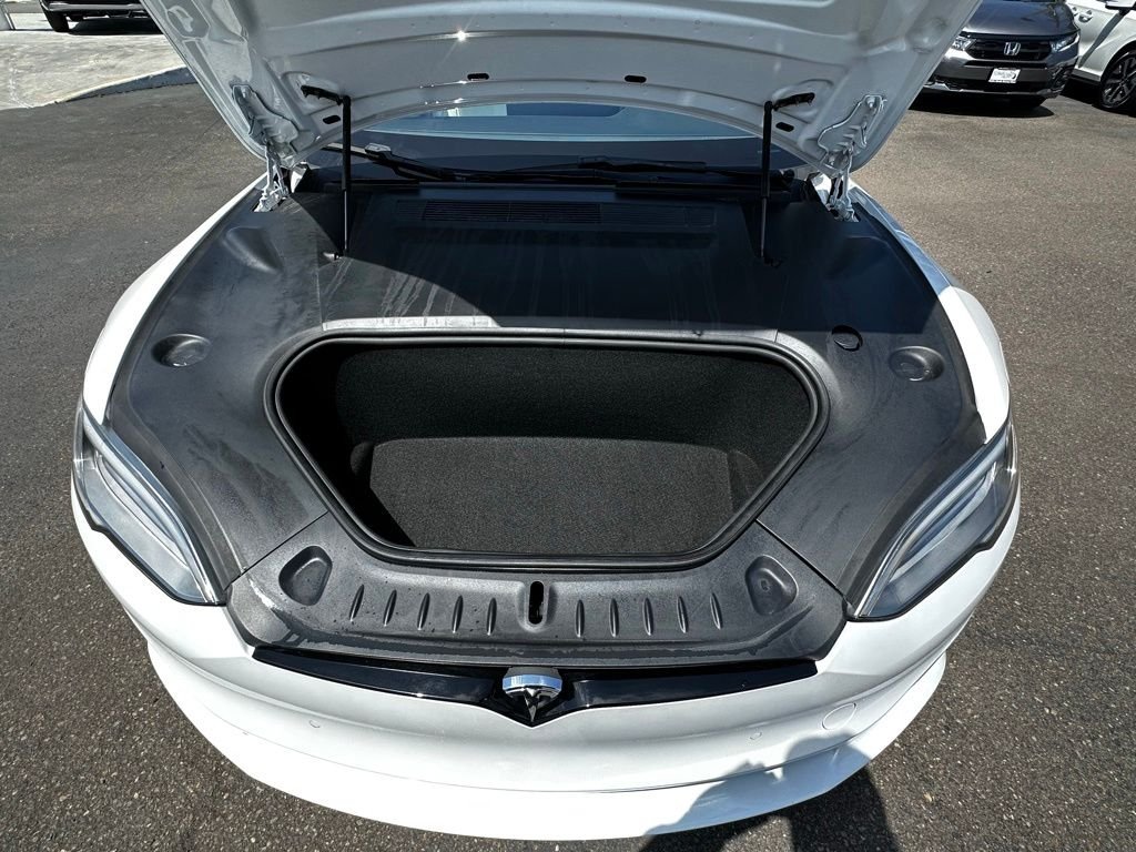 Used 2021 Pearl White Multi-Coat Tesla Plaid image 18