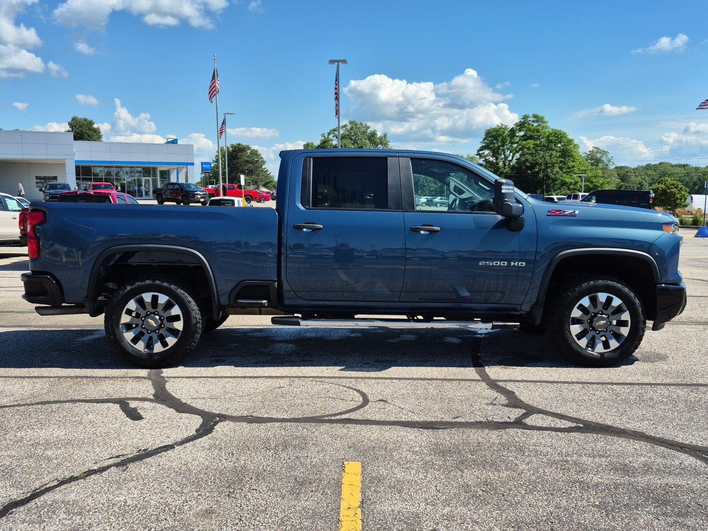 Used 2024 Lakeshore Blue Metallic Chevrolet Custom image 4