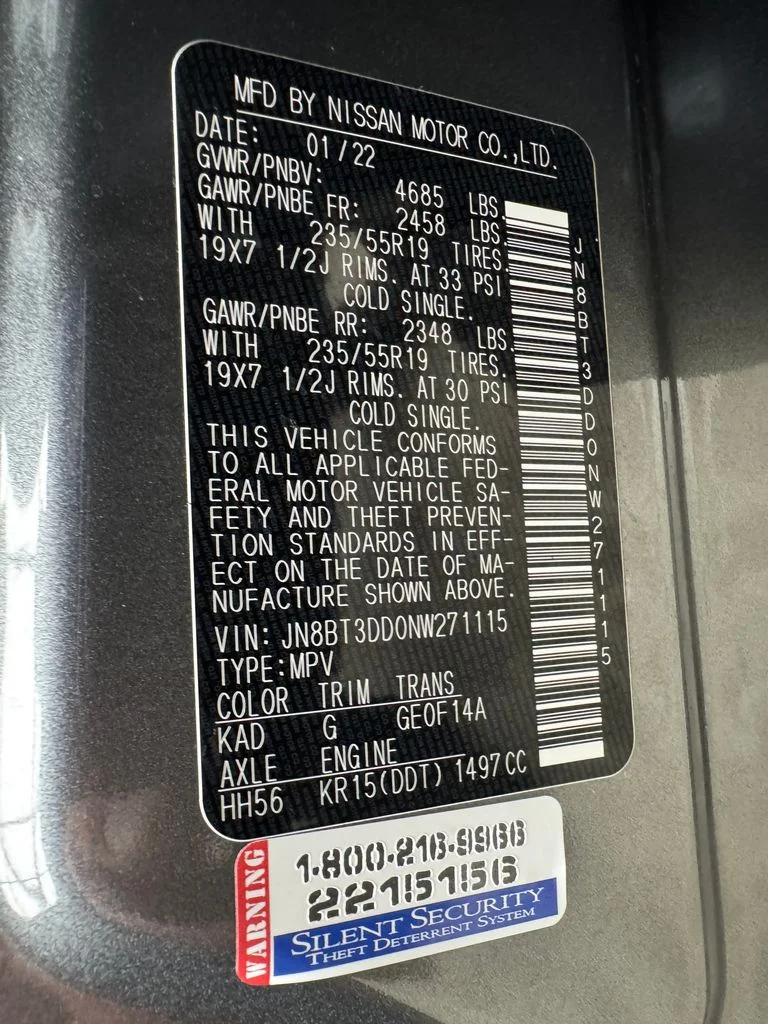 Certified Used 2022 Gun Metallic Nissan Platinum image 33