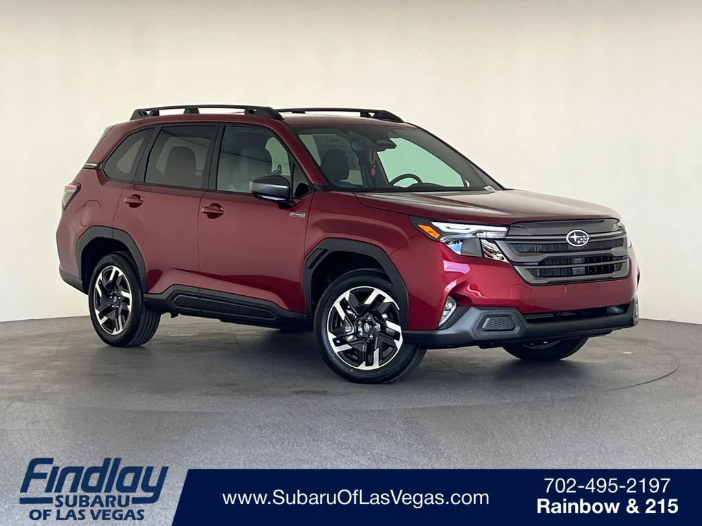 New 2026 CRIMSON RED PEARL Subaru Premium Hybrid image 1