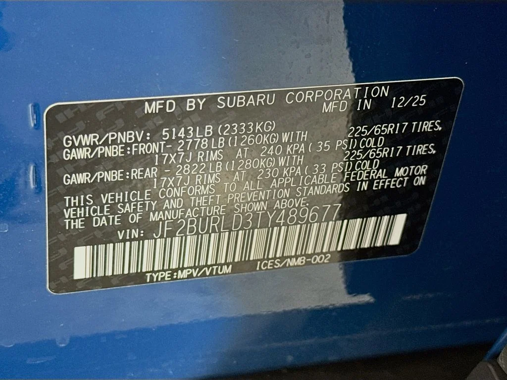 Certified Used 2026 Blue Subaru Wilderness image 41