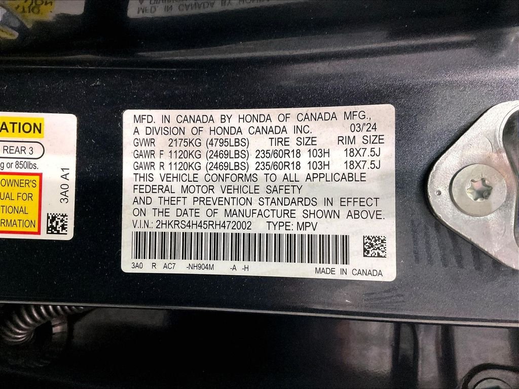 Used 2024 Gray Honda EX image 34