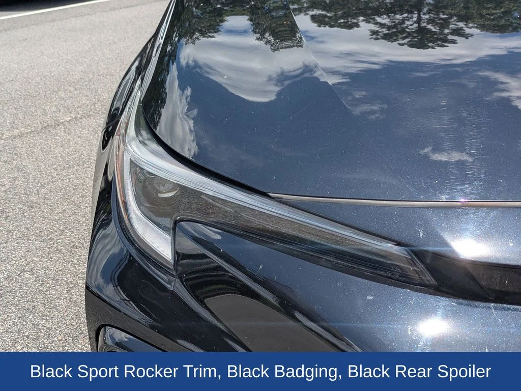 Certified Used 2024 Midnight Black Metallic Toyota SE Nightshade image 10
