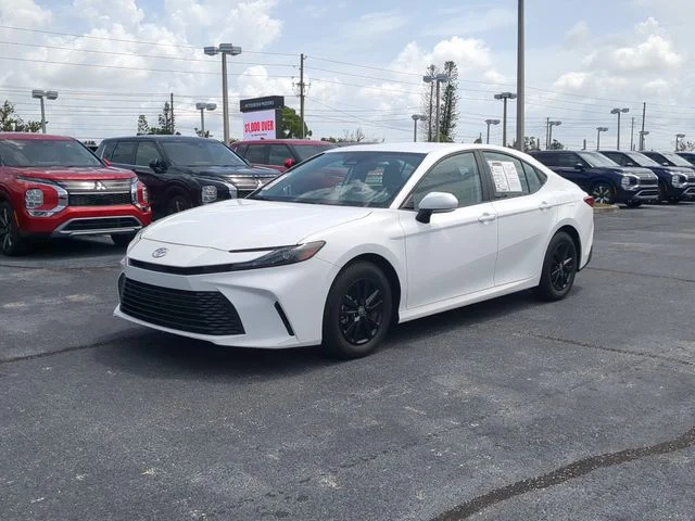 Certified Used 2025 White Toyota LE image 1