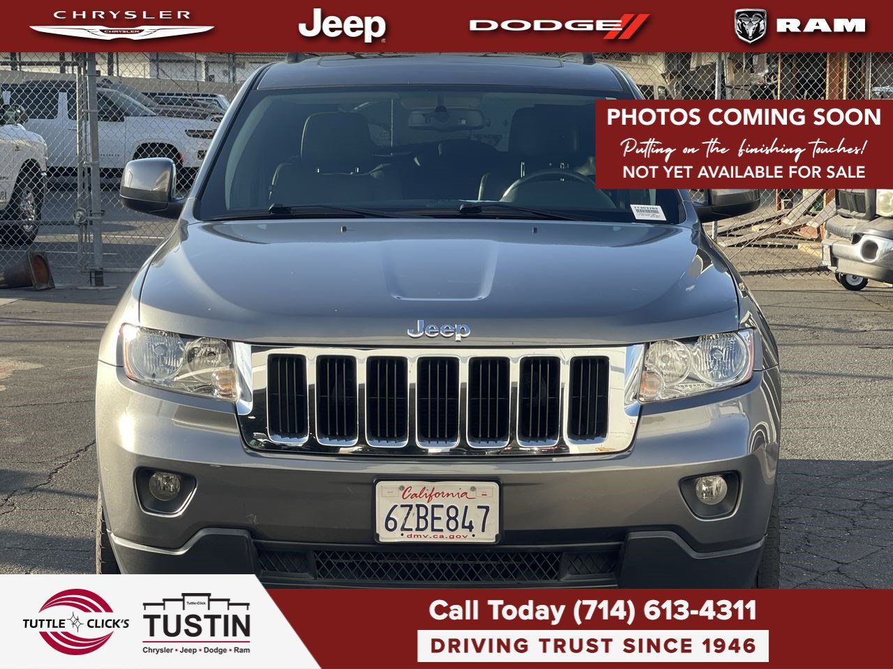 Used 2013 Mineral Gray Metallic Jeep Laredo image 1