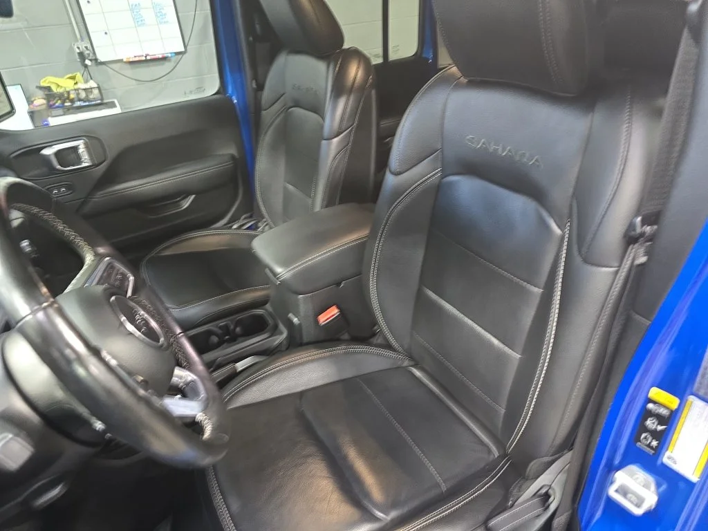 Certified Used 2022 Blue Jeep Unlimited Sahara image 16
