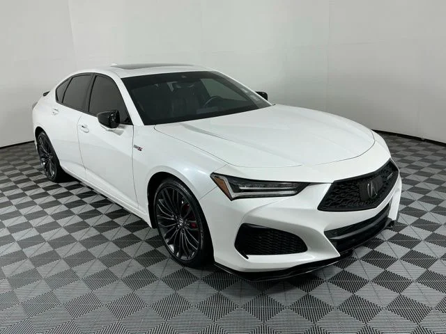 Certified Used 2021 Platinum White Pearl Acura Type S image 1
