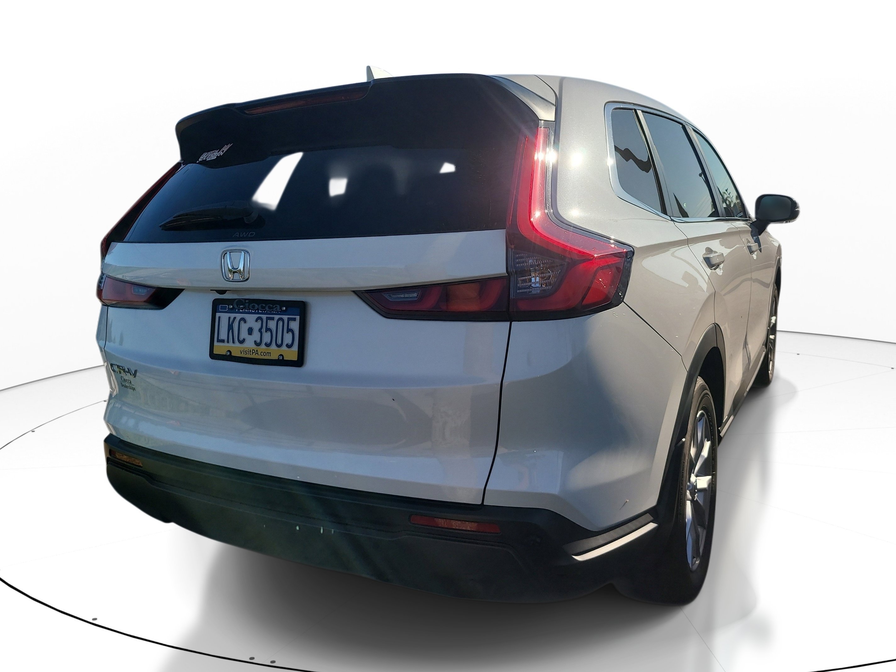 Used 2023 Platinum White Pearl Honda EX image 4