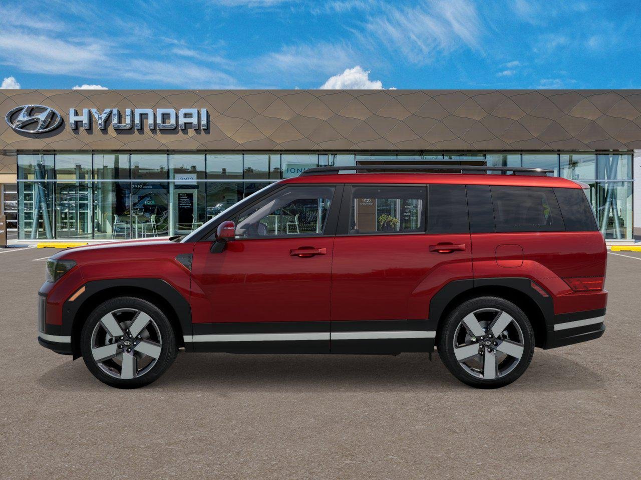 New 2026 Red Hyundai Limited AWD image 3