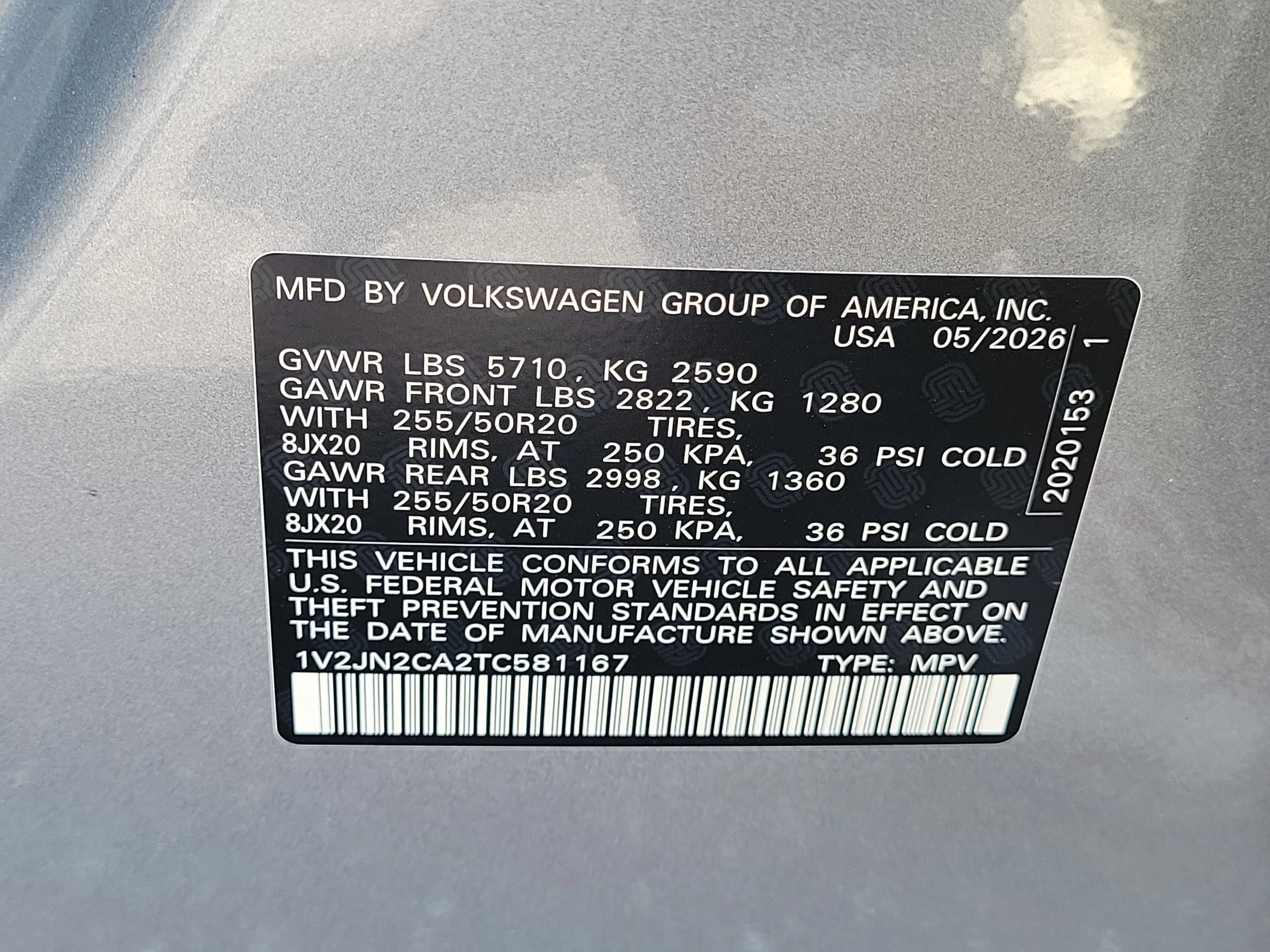 New 2026 Silver Volkswagen SE w/Technology image 33