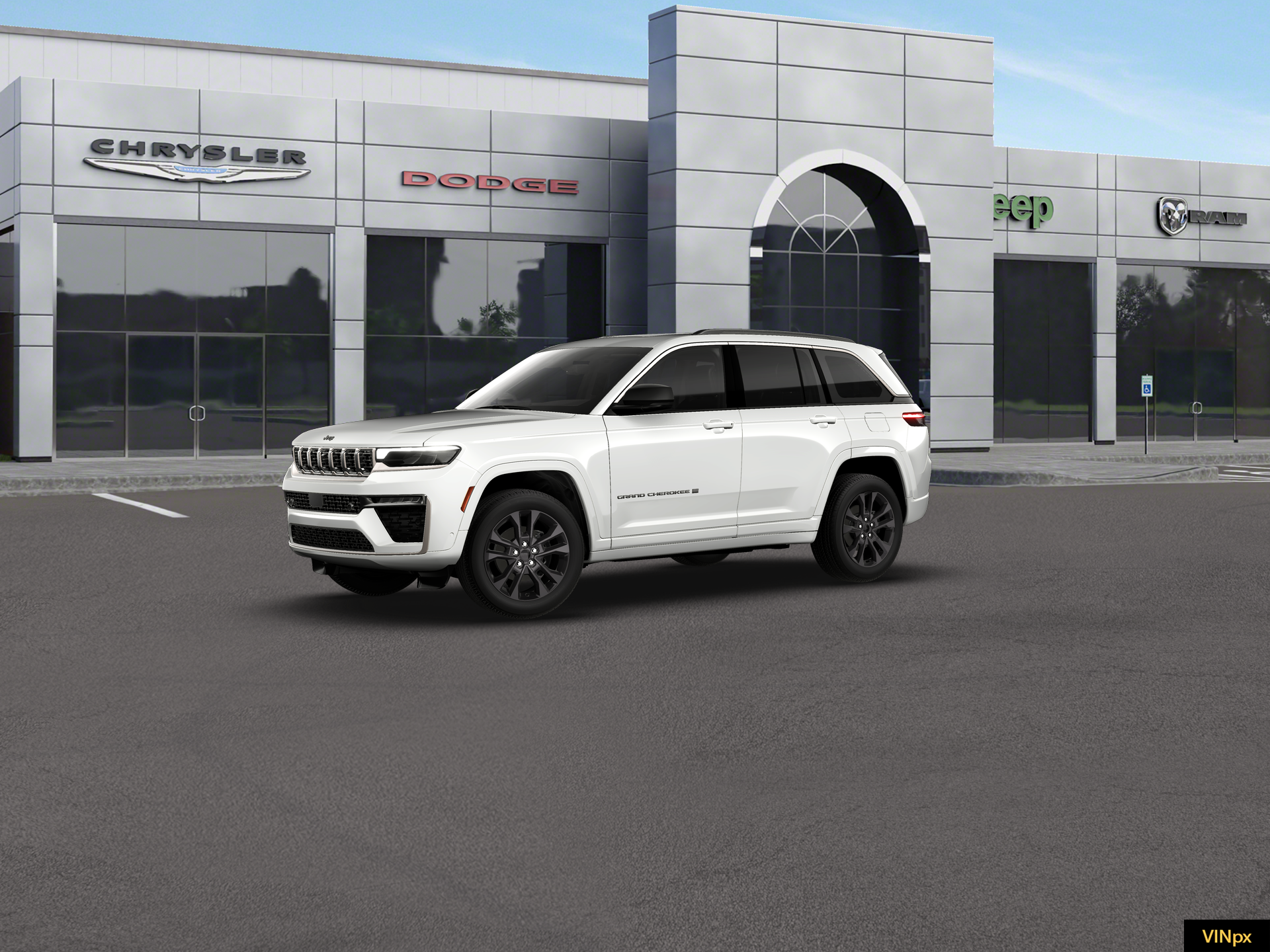 New 2026 Bright White Clear-Coat Exterior Paint Jeep Limited Reserve image 14