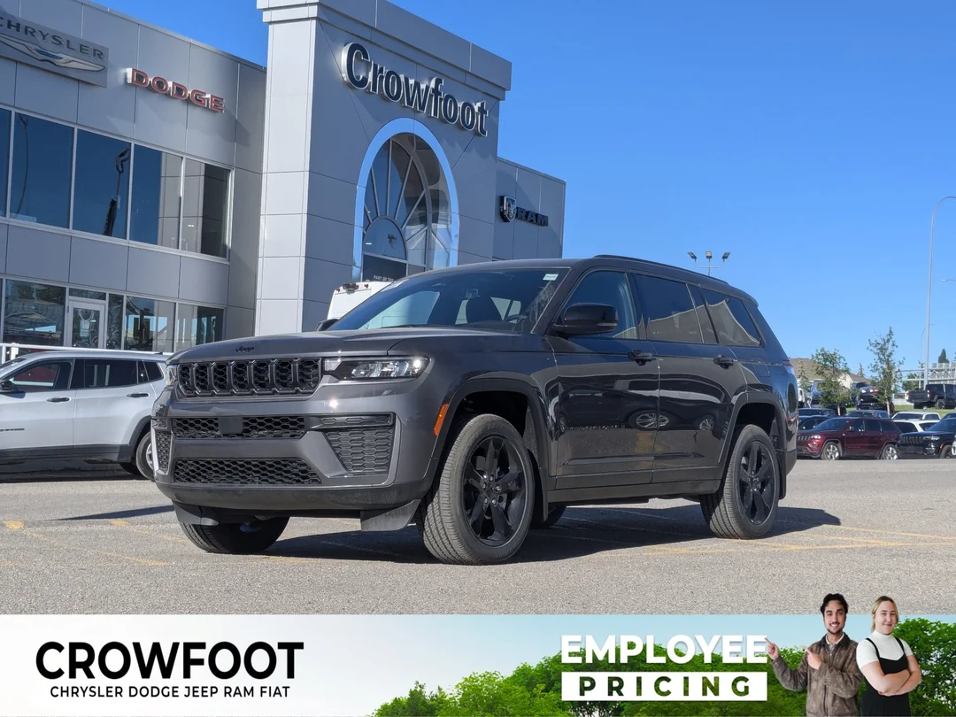 New 2026 Grey Jeep Altitude - - 4x4 - 20 Gloss Black Wheels - Remote Start - Capri Leatherette & More! image 1