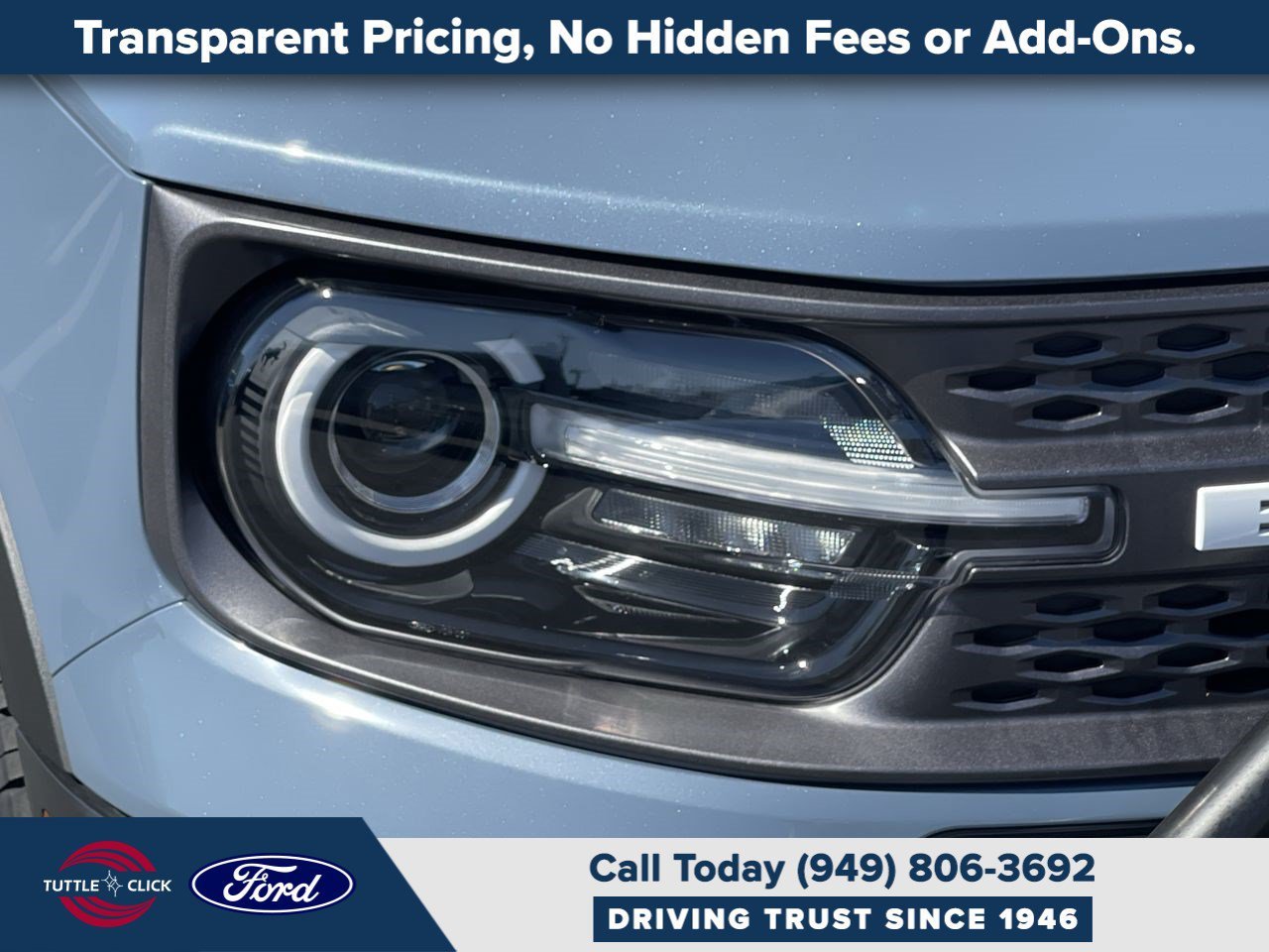 Certified Used 2025 Azure Gray Ford Big Bend image 7