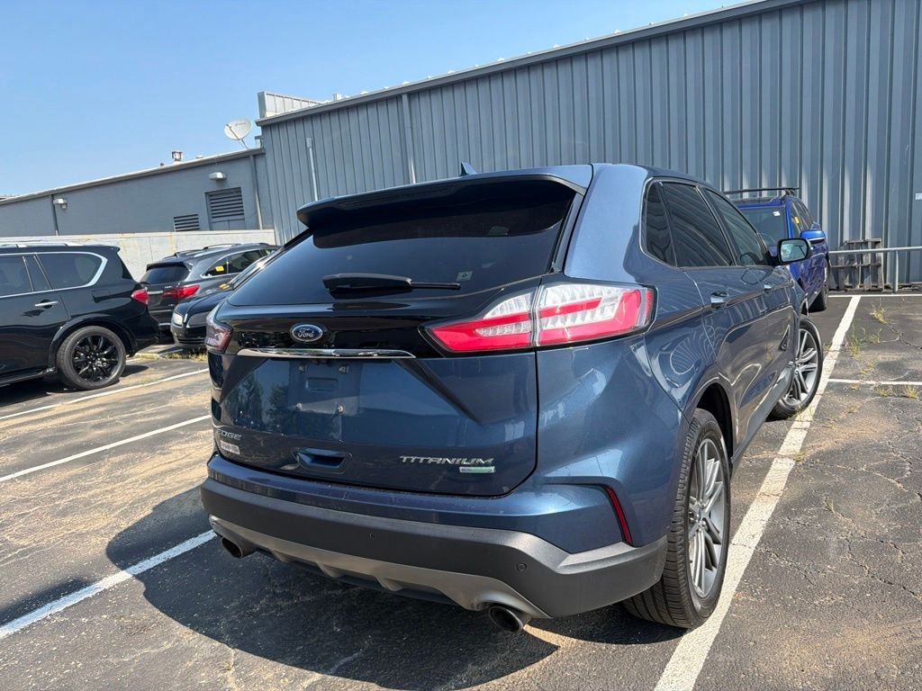 Used 2019 Blue Ford Titanium image 5