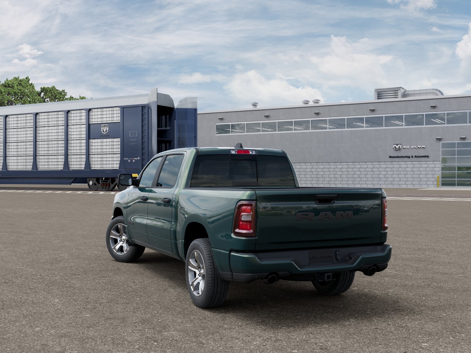 New 2026 Serrano-Green Metallic Exterior Paint RAM  image 3