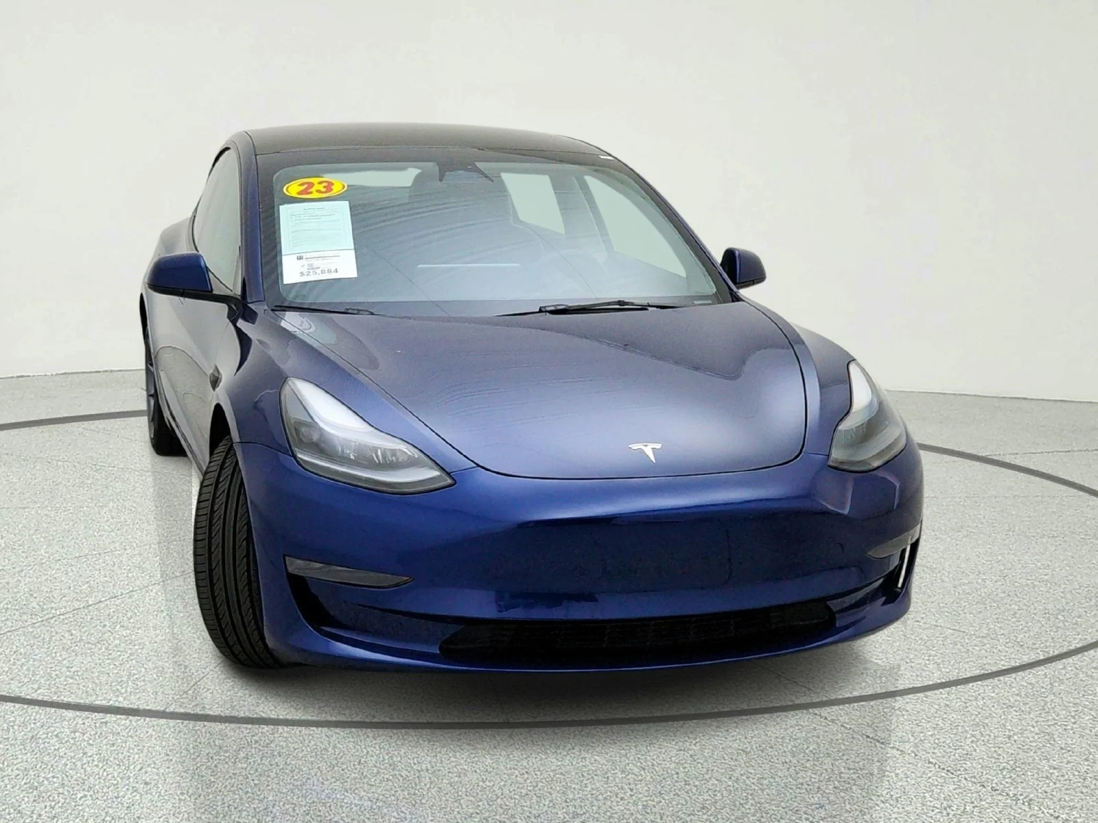 Used 2023 Deep Blue Metallic Tesla SEDAN image 6