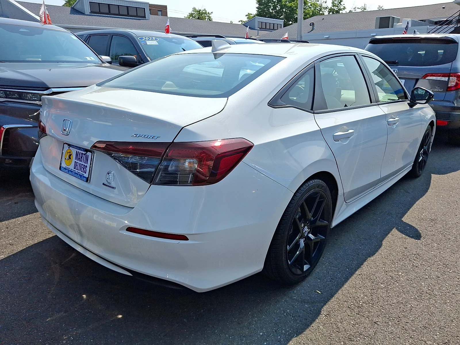 Used 2025 Platinum White Pearl Honda Sport image 3