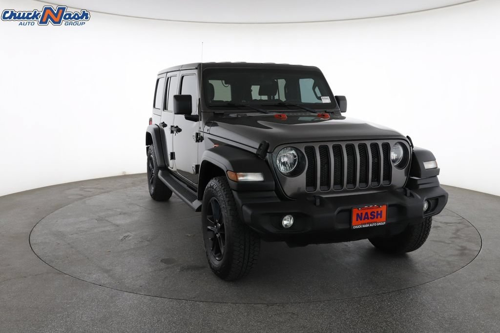 Used 2021 Gray Jeep Sport Altitude 4x4 image 3