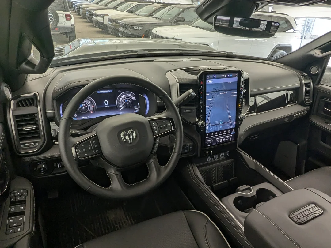 New 2026 Grey RAM Rebel - - 6.7L HO Diesel - Level 2 Pkg w/ 14.4 Screen - Rear Auto-Level Air Susp & More! image 25