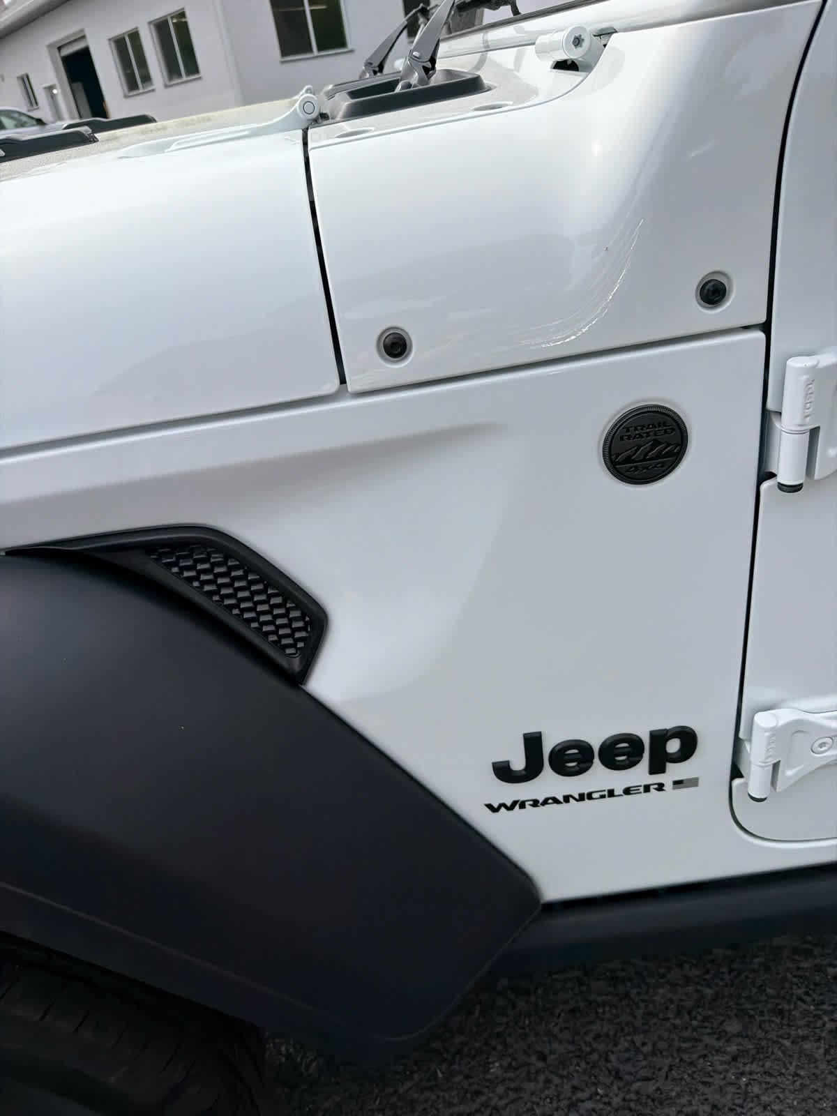 Used 2024 Bright White Clearcoat Jeep Sport S image 8