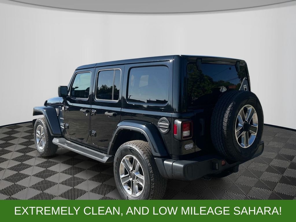 Used 2022 Black Jeep Unlimited Sahara image 3