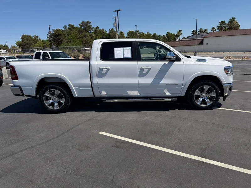 Used 2022 Bright White Clea Ram Laramie image 2
