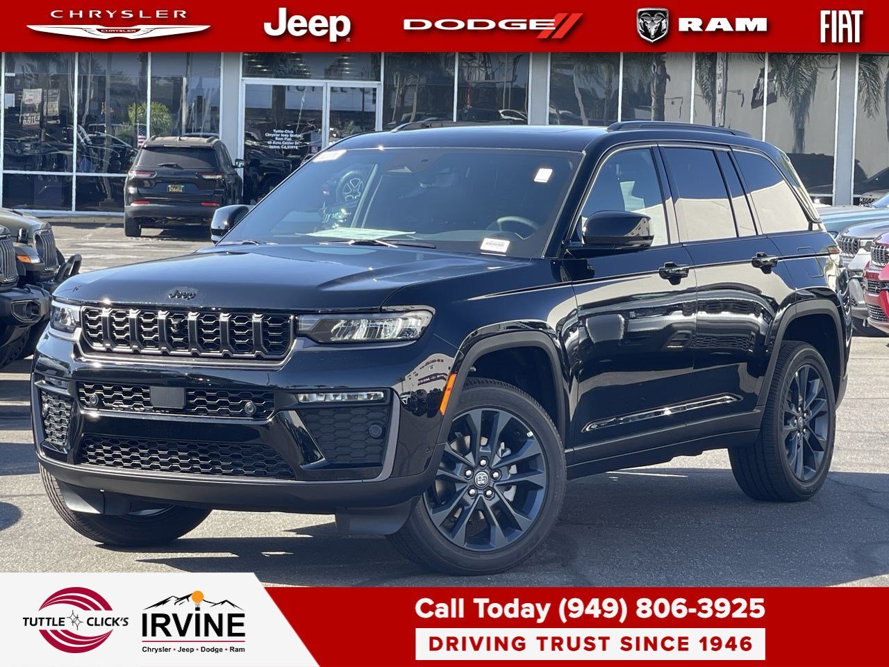 New 2026 Diamond Black Crystal Pearl-Coat Exterior Paint Jeep 85th Anniversary Edition image 1