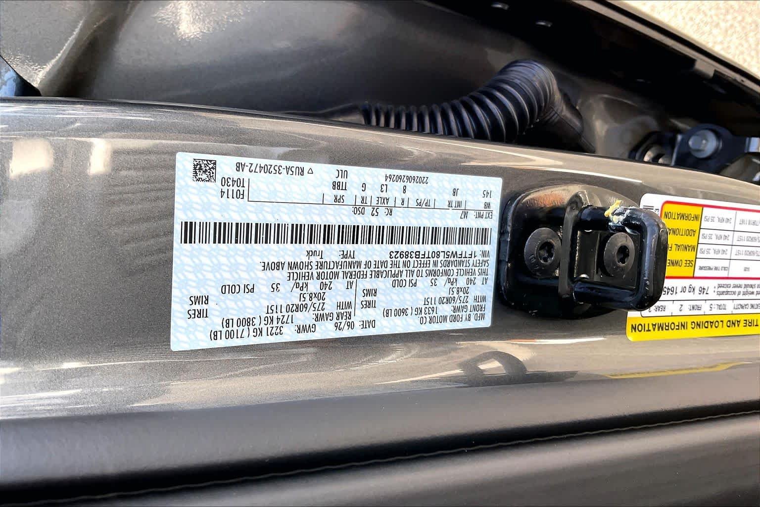 New 2026 Carbonized Gray Metallic Ford Lariat® image 18