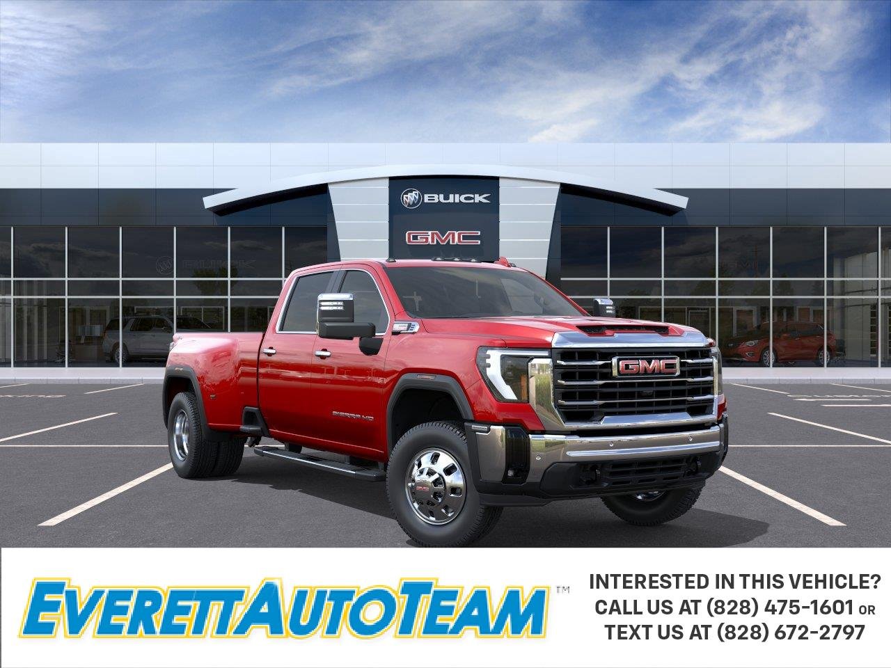 New 2026 Volcanic Red Tintcoat GMC SLT DRW image 1