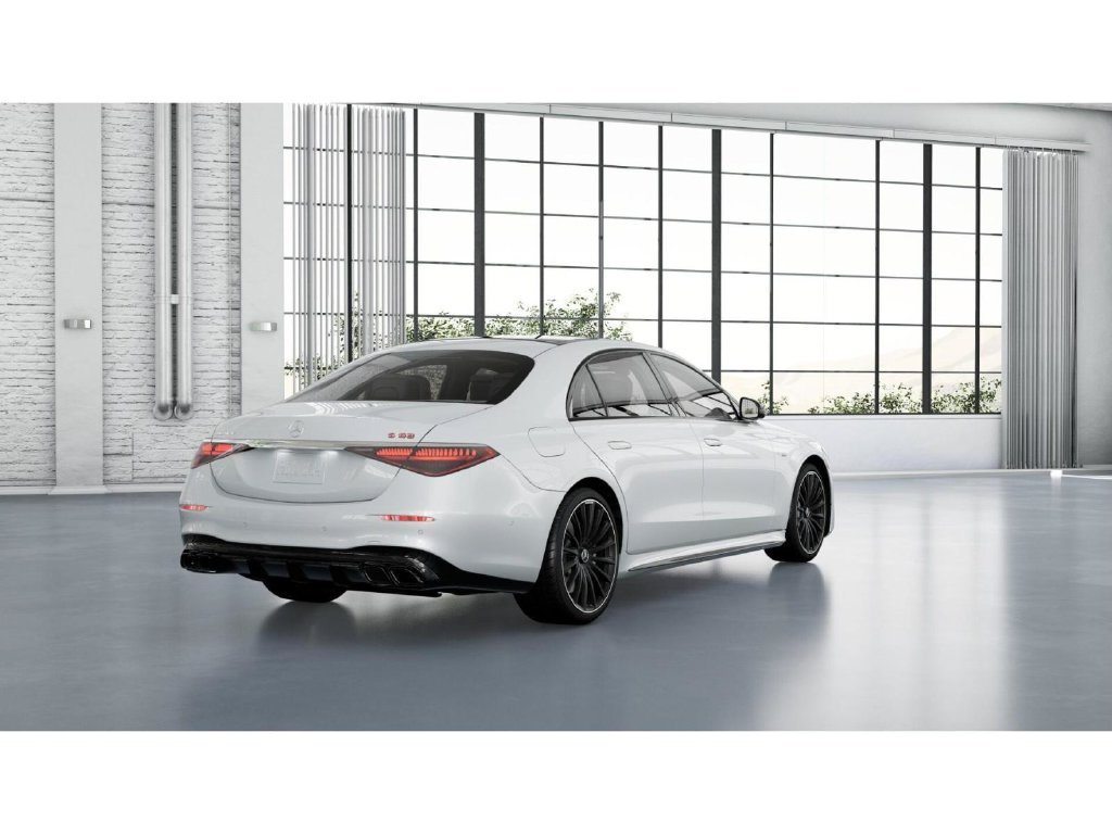 New 2026 MANUFAKTUR Moonlight White Metallic Mercedes-AMG AMG® S 63 E 4MATIC Sedan image 62