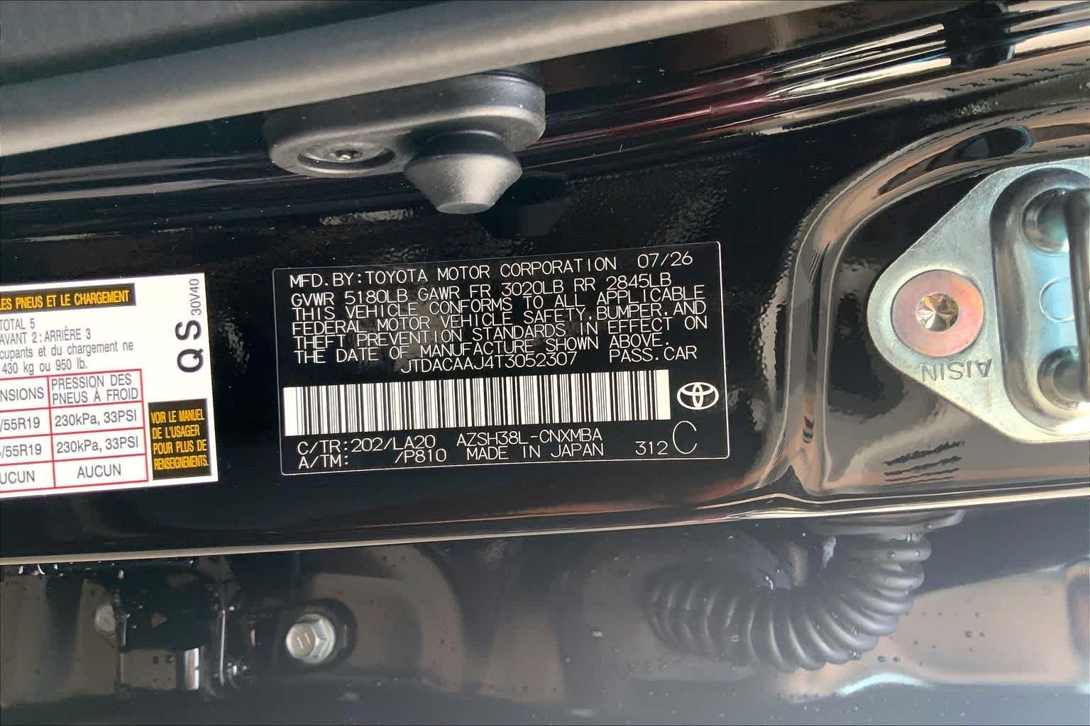 New 2026 Black Toyota XLE image 22