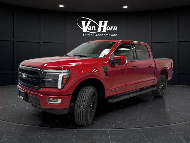 Used 2024 Rapid Red Metallic Tinted Clearcoat Ford Lariat image 3