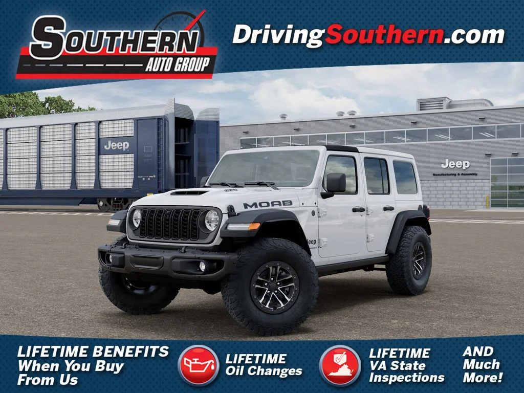 New 2026 Bright White Clear-Coat Exterior Paint Jeep Moab 392 image 1