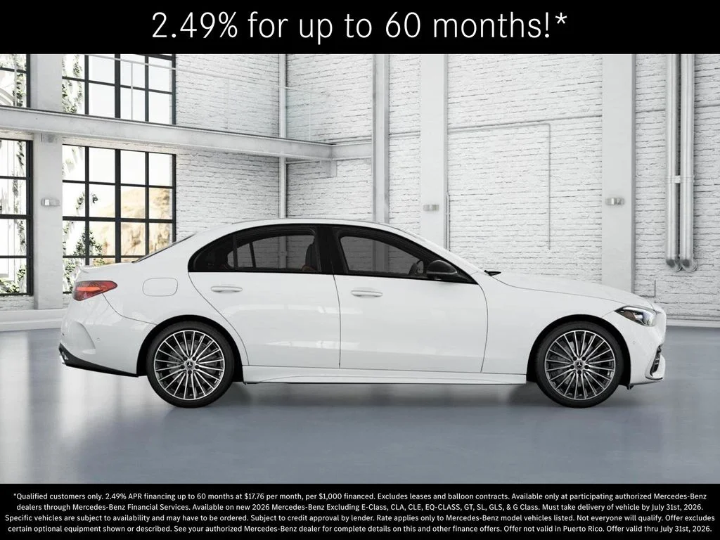 New 2026 Polar White Mercedes-Benz C 300 image 16