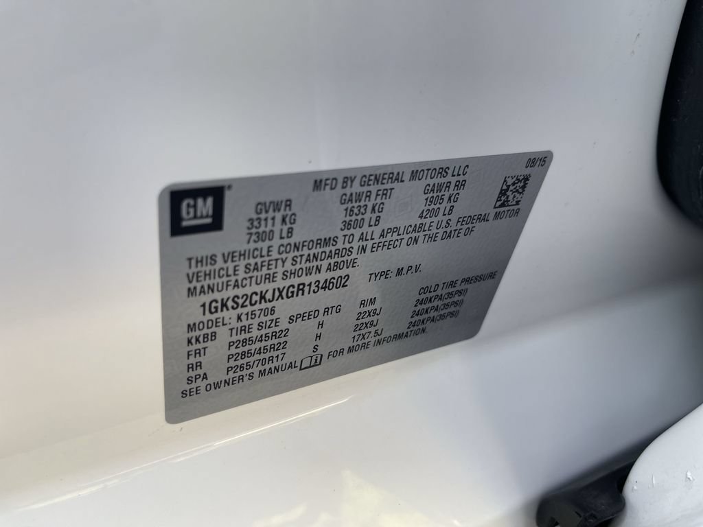 Used 2016 SUMMIT WHITE GMC Denali image 35
