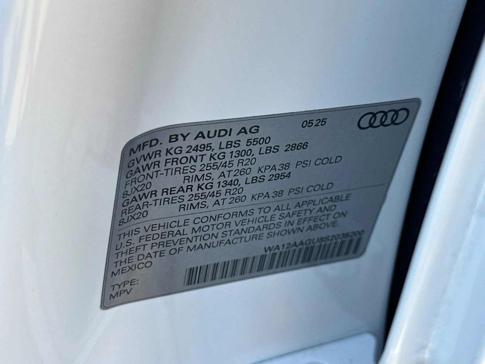 Used 2025 White Audi 2.0T Premium Plus image 35