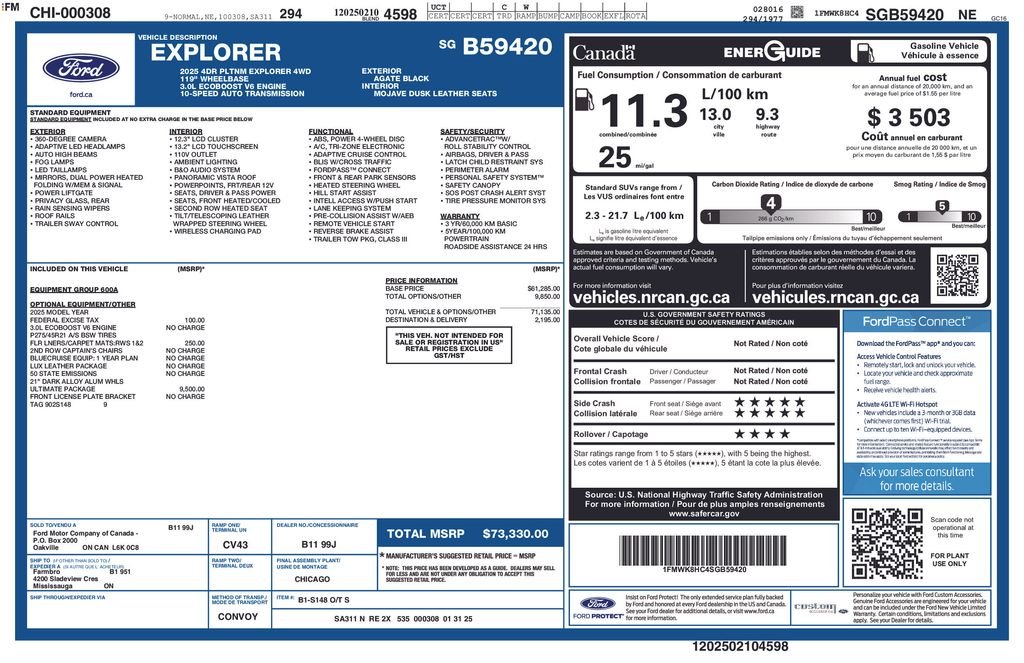 2025 Ford Explorer Platinum - Photo 6