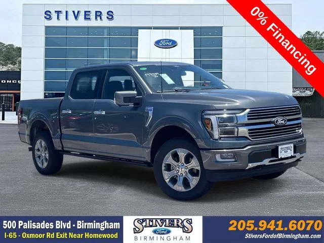 New 2026 Gray Ford Platinum image 1