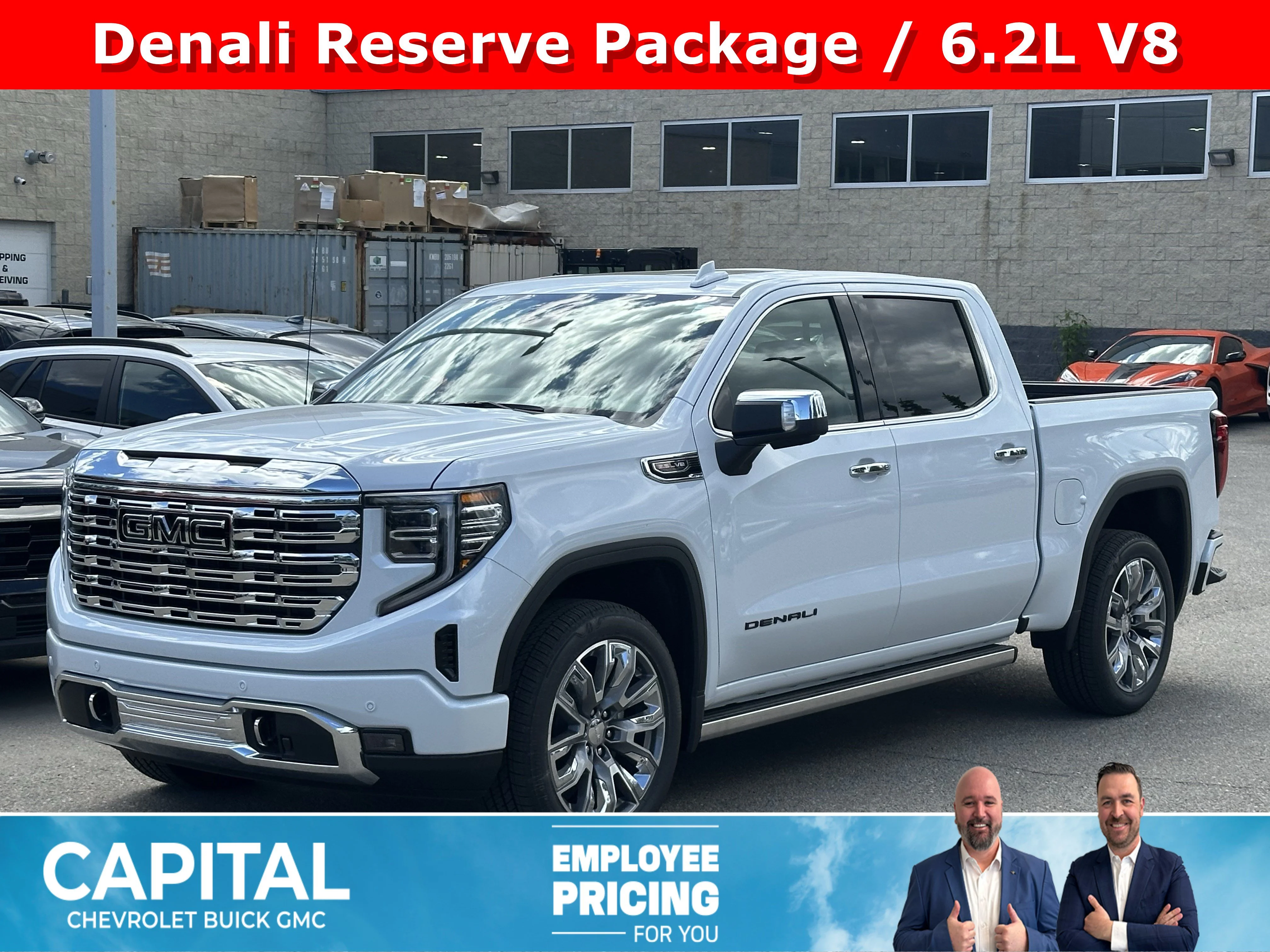 New 2026 Glacier White Tricoat GMC Denali image 1